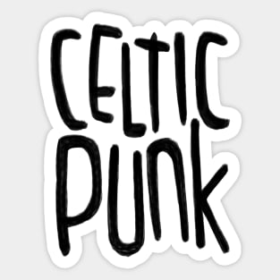 Irish Music, Celtic Punk Sticker